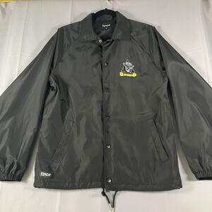 Ripndip Jacket Mens Small Black Coach Windbreaker Cat Graphic Streetwear Skate